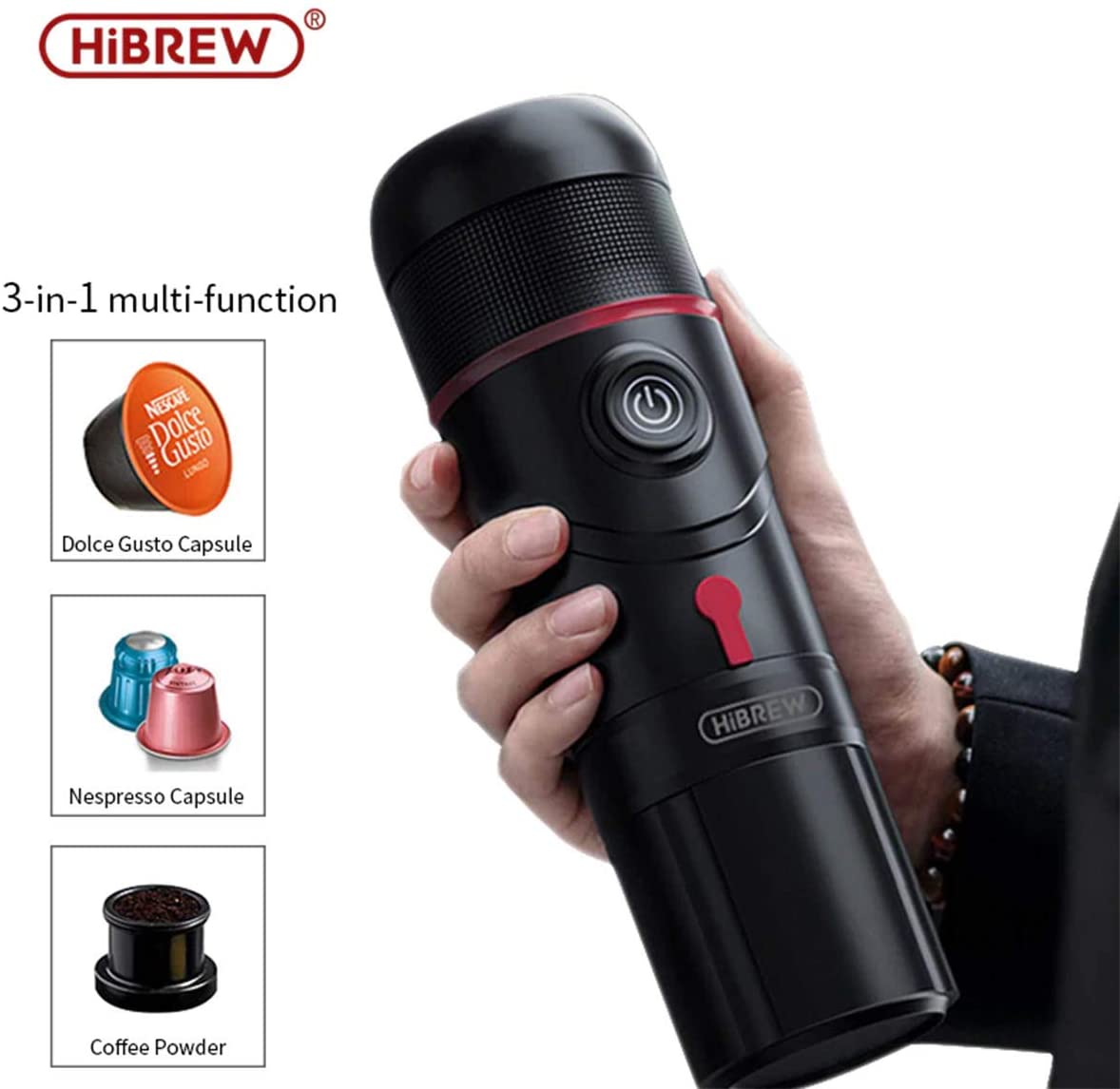 Hibrew Portable Auto Coffee Machine Hibrew Portable Auto Coffee Machine